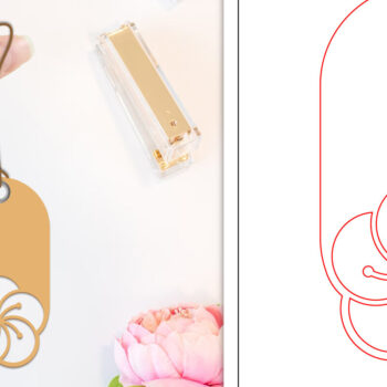 Intra απο ξύλο plywood 3mm-4mm πάχος - Ετικέτες δώρου λουλουδιών  | Ετικέτες  Δίασταση 30x20 cm INTRAFABR-103236395 - Image 1