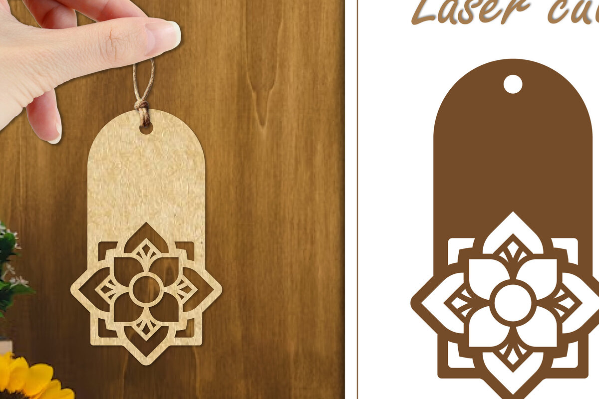 Intra απο ξύλο plywood 3mm-4mm πάχος - Ετικέτες δώρου λουλουδιών  | Ετικέτες  Δίασταση 30x20 cm INTRAFABR-123882160