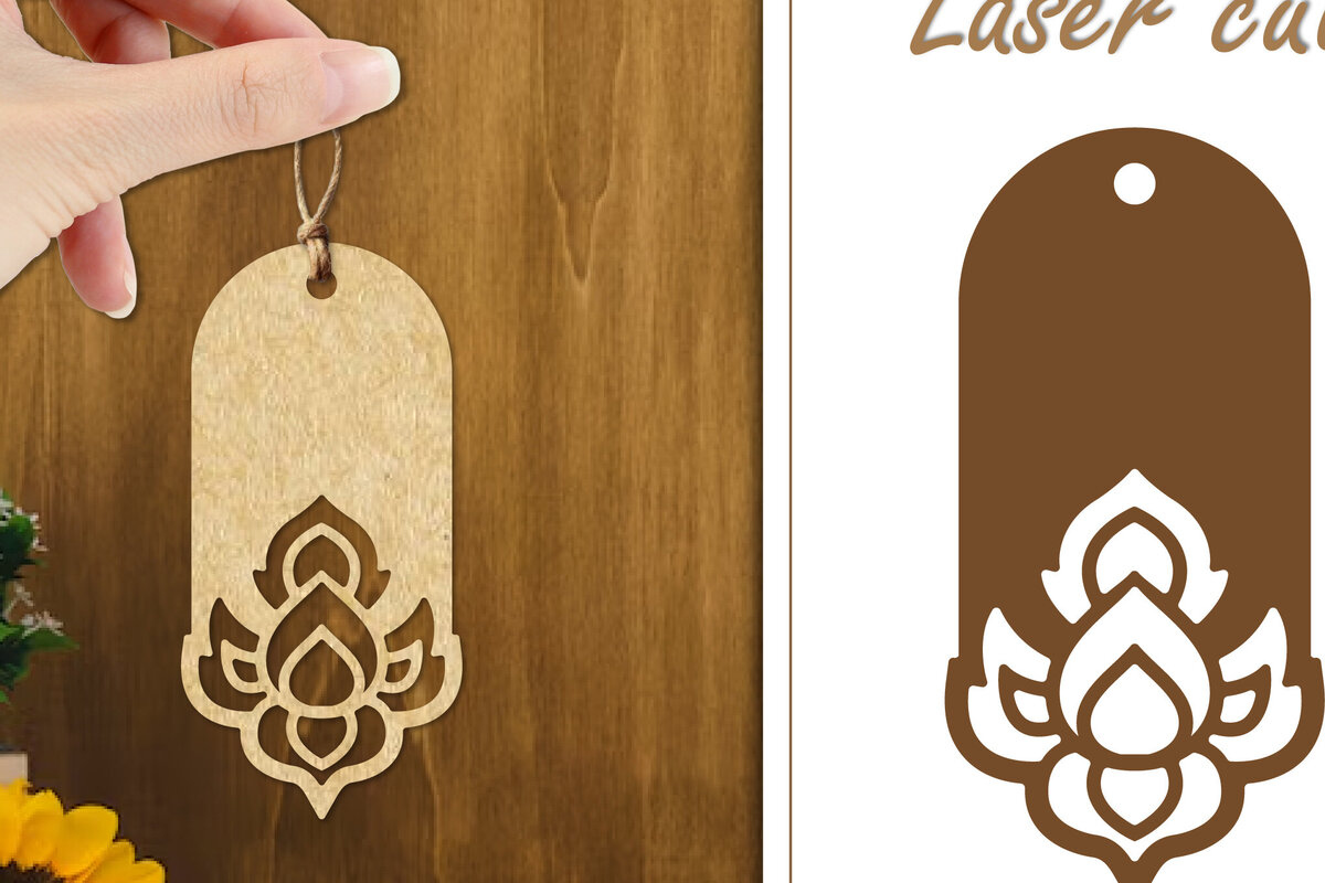 Intra απο ξύλο plywood 3mm-4mm πάχος - Ετικέτες δώρου λουλουδιών  | Ετικέτες  Δίασταση 30x20 cm INTRAFABR-123882239