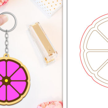 Intra απο ξύλο plywood 3mm-4mm πάχος - Μπρελόκ Λουλούδι Κοπή Laser | Μπρελόκ  Δίασταση 4x4 cm INTRAFABR-103234136 - Image 1