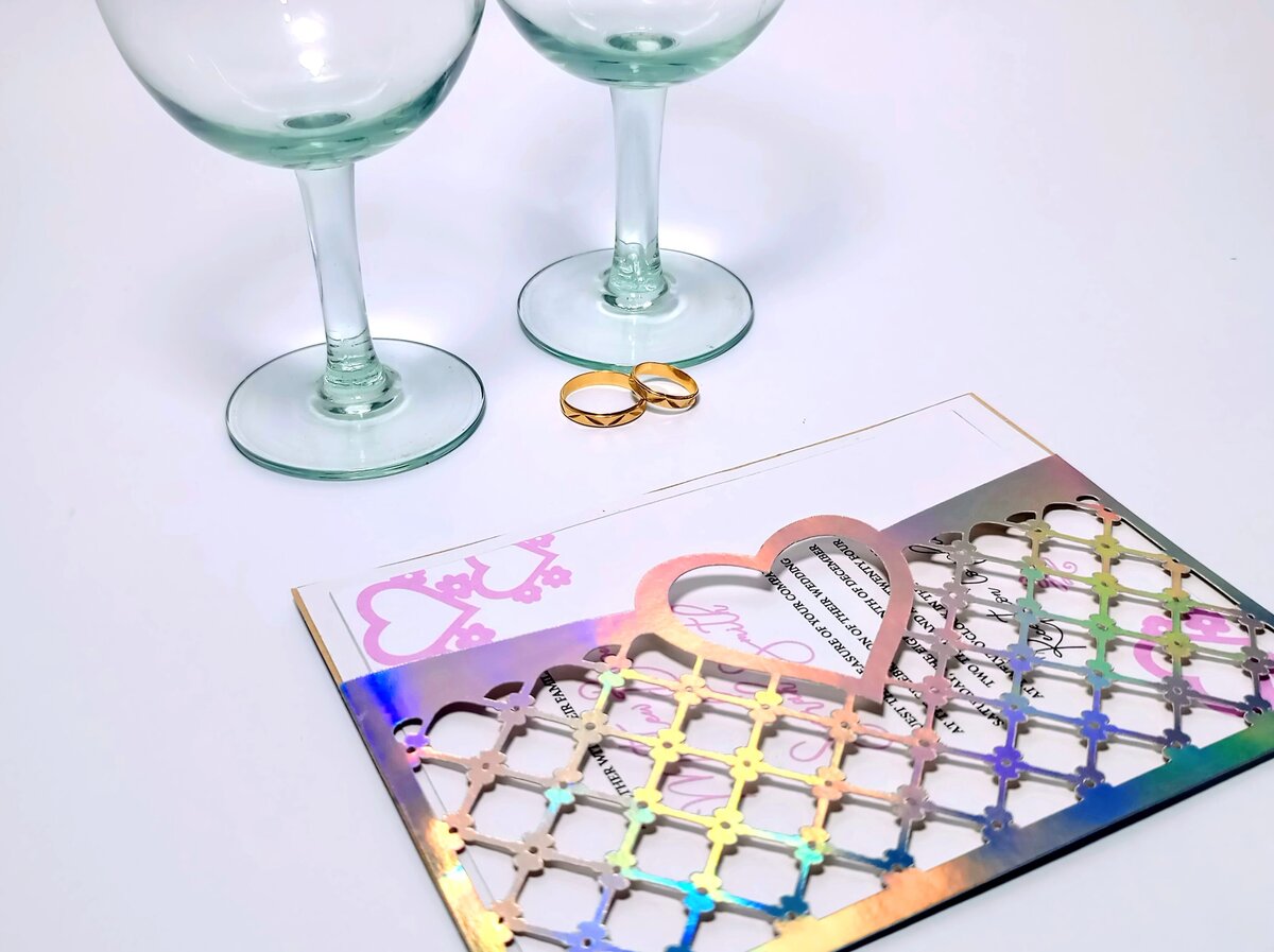 Intra απο ξύλο plywood 3mm-4mm πάχος - Σετ φάκελος δαντέλας λουλούδι και κουτί δώρου Δίασταση 4x4 cm INTRAFABR-90274320