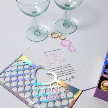 Intra απο ξύλο plywood 3mm-4mm πάχος - Σετ φάκελος δαντέλας λουλούδι και κουτί δώρου Δίασταση 4x4 cm INTRAFABR-90274320 - Image 4