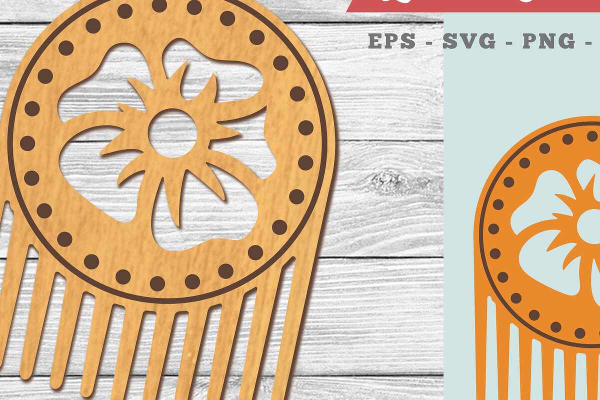 Intra απο ξύλο plywood 3mm-4mm πάχος - Flower Laser Cut Comb  Δίασταση 20x20 cm INTRAFABR-104778199