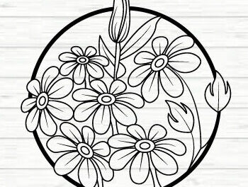 Intra απο ξύλο plywood 3mm-4mm πάχος - File Cut Laser Flower, cnc Cutting Δίασταση 40x50 cm INTRAFABR-64506221 - Image 2