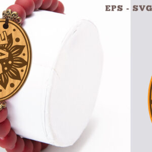 Intra απο ξύλο plywood 3mm-4mm πάχος - Βραχιόλι Flower Love Cut Laser  2 Δίασταση 4x4 cm INTRAFABR-104773871