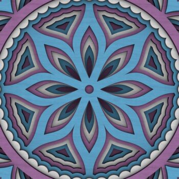 Intra απο ξύλο plywood 3mm-4mm πάχος - Flower Mandala , Layered Mandala  Δίασταση 30x30 cm INTRAFABR-29230693 - Image 9