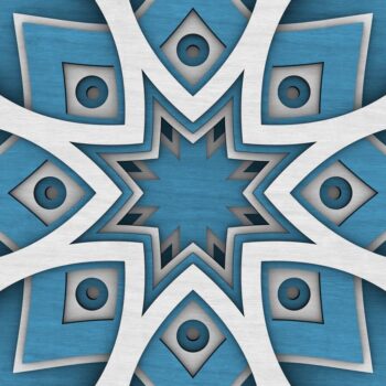 Intra απο ξύλο plywood 3mm-4mm πάχος - Flower Mandala , Layered Mandala Δίασταση 30x30 cm INTRAFABR-29231160 - Image 9