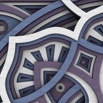 Intra απο ξύλο plywood 3mm-4mm πάχος - Flower Mandala , Layered Mandala Δίασταση 30x30 cm INTRAFABR-29231232 - Image 7