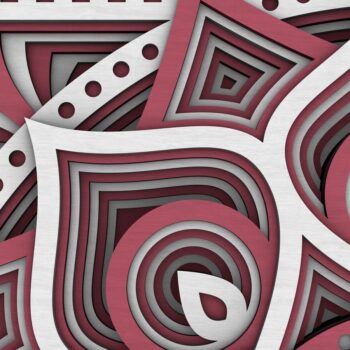 Intra απο ξύλο plywood 3mm-4mm πάχος - Flower Mandala , Layered Mandala Δίασταση 30x30 cm INTRAFABR-29231309 - Image 7