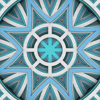 Intra απο ξύλο plywood 3mm-4mm πάχος - Flower Mandala , Layered Mandala  Δίασταση 30x30 cm INTRAFABR-29229169 - Image 7