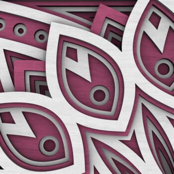 Intra απο ξύλο plywood 3mm-4mm πάχος - Flower Mandala , Layered Mandala  Δίασταση 30x30 cm INTRAFABR-29231614 - Image 7