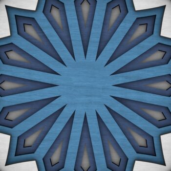 Intra απο ξύλο plywood 3mm-4mm πάχος - Flower Mandala , Layered Mandala  Δίασταση 30x30 cm INTRAFABR-29231672 - Image 10