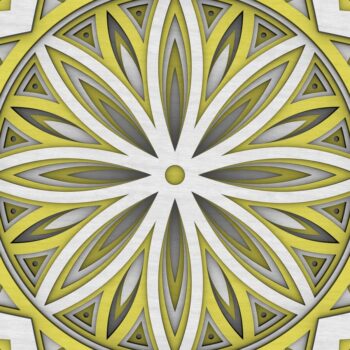 Intra απο ξύλο plywood 3mm-4mm πάχος - Flower Mandala , Layered Mandala  Δίασταση 30x30 cm INTRAFABR-29232139 - Image 8