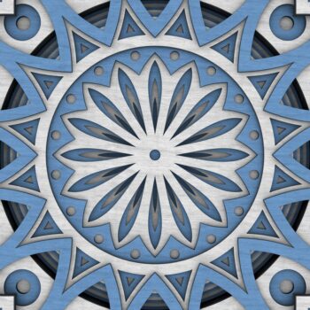 Intra απο ξύλο plywood 3mm-4mm πάχος - Flower Mandala , Layered Mandala  Δίασταση 30x30 cm INTRAFABR-29229341 - Image 8