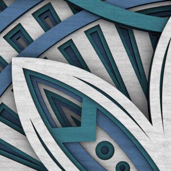 Intra απο ξύλο plywood 3mm-4mm πάχος - Flower Mandala , Layered Mandala  Δίασταση 30x30 cm INTRAFABR-29229930 - Image 7