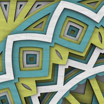 Intra απο ξύλο plywood 3mm-4mm πάχος - Flower Mandala , Layered Mandala  Δίασταση 30x30 cm INTRAFABR-29230161 - Image 7