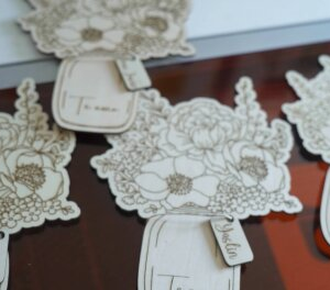 Intra απο ξύλο plywood 3mm-4mm πάχος - Flower Mason Jar Mothers Day Cut Laser Δίασταση 20x20 cm INTRAFABR-101355320