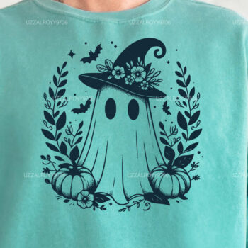 Intra απο ξύλο plywood 3mm-4mm πάχος - Flower Spooky Ghost , Halloween Δίασταση 40x50 cm INTRAFABR-101612292 - Image 3