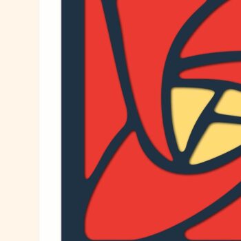 Intra απο ξύλο plywood 3mm-4mm πάχος - Λουλούδι  Δίασταση 20x20 cm INTRAFABR-14870251 - Image 1