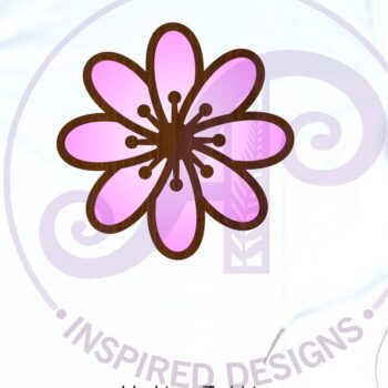 Intra απο ξύλο plywood 3mm-4mm πάχος - Flower Two Layer Laser Cut Outs File Δίασταση 30x20 cm INTRAFABR-118776894 - Image 3