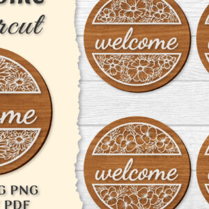 Intra απο ξύλο plywood 3mm-4mm πάχος - Λουλούδια καλωσορίσματος Lasercut BNDLES Δίασταση 20x20 cm INTRAFABR-122600031