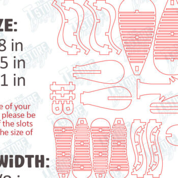 Intra απο ξύλο plywood 3mm-4mm πάχος - Λουλούδι με Stand Laser Cut Bundle | CNC Δίασταση 20x20 cm INTRAFABR-119959544 - Image 3