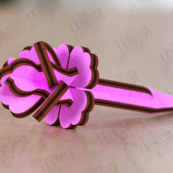 Intra απο ξύλο plywood 3mm-4mm πάχος - Λουλούδι με Stand Laser Cut Bundle | CNC Δίασταση 20x20 cm INTRAFABR-119959544 - Image 10