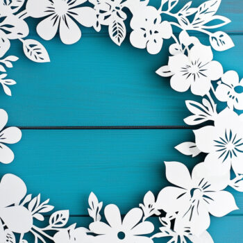 Intra απο ξύλο plywood 3mm-4mm πάχος - Πακέτο χαρτιού στεφάνι λουλουδιών κομμένο  Δίασταση 40x50 cm INTRAFABR-117725576 - Image 4