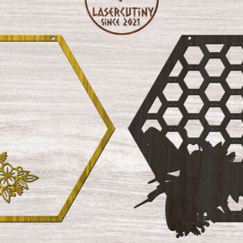 Intra απο ξύλο plywood 3mm-4mm πάχος - Στάση σκουλαρικιών λουλουδιών ζώων Δίασταση 20x20 cm INTRAFABR-26341396 - Image 3