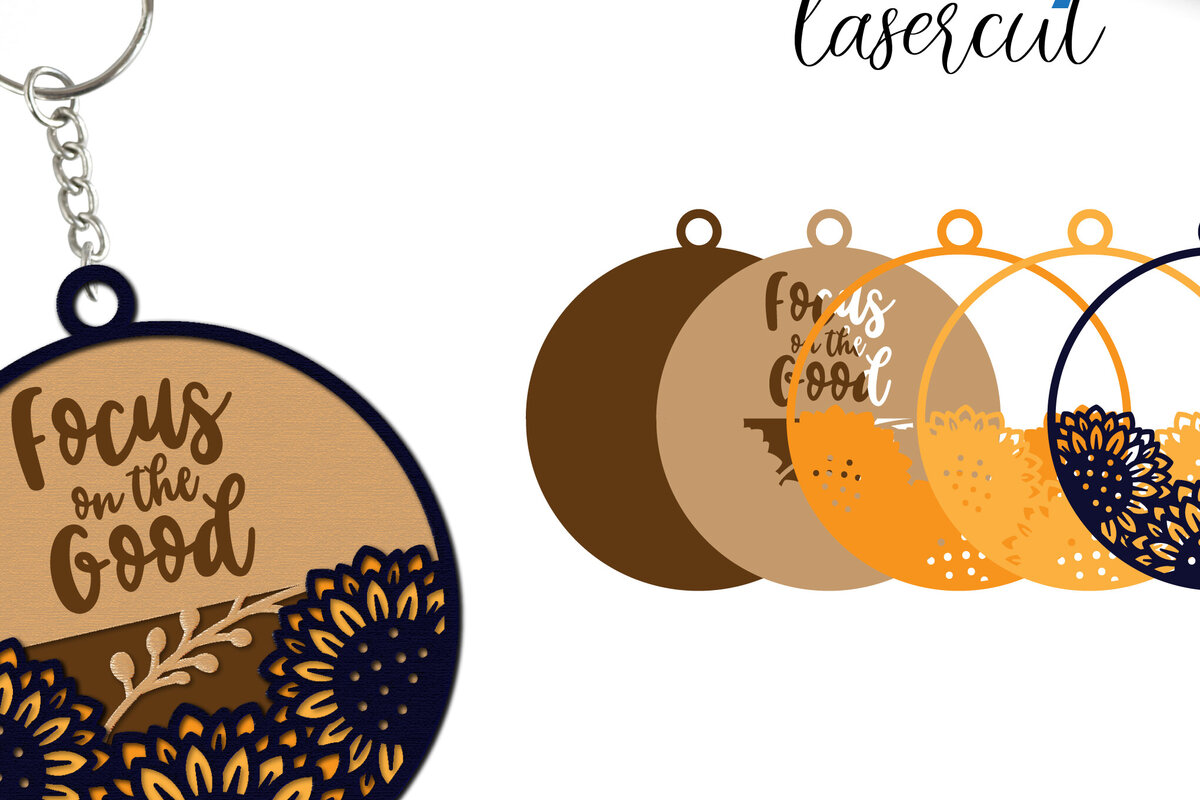 Intra απο ξύλο plywood 3mm-4mm πάχος - Μπρελόκ Flowers Lasercut  Δίασταση 4x4 cm INTRAFABR-98932320