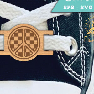 Intra απο ξύλο plywood 3mm-4mm πάχος - Λουλούδια Ειρήνη Κορδόνια Ετικέτες Laser Cut Δίασταση 20x20 cm INTRAFABR-112295143