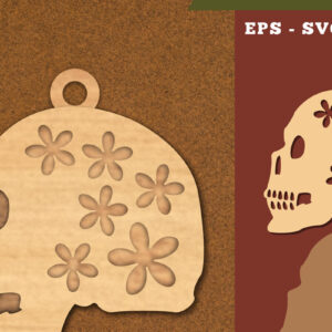 Intra απο ξύλο plywood 3mm-4mm πάχος - Στολίδι με κομμένα λέιζερ λουλουδιών  3 Δίασταση 6x6 cm INTRAFABR-111785811