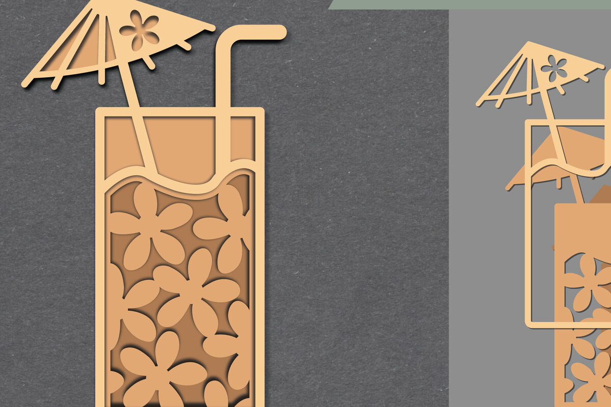 Intra απο ξύλο plywood 3mm-4mm πάχος - Διακόσμηση με λέιζερ αναψυκτικό Flowers Δίασταση 20x20 cm INTRAFABR-111488883