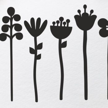 Intra απο ξύλο plywood 3mm-4mm πάχος - Flowers , Leafs , Wild Flowers  Δίασταση 20x20 cm INTRAFABR-35633037 - Image 2