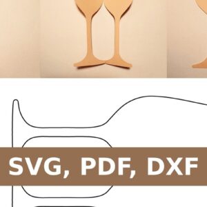 Intra απο ξύλο plywood 3mm-4mm πάχος - Flyer Wine Δίασταση 20x20 cm INTRAFABR-33765533