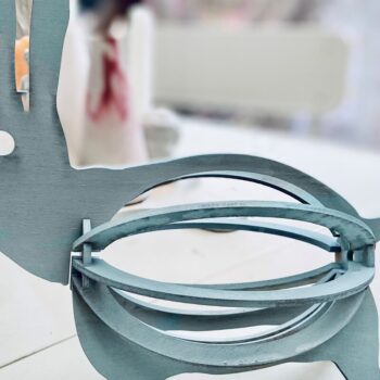 Intra απο ξύλο plywood 3mm-4mm πάχος - αμπαζούρ Flying Dog Δίασταση 30x20 cm INTRAFABR-36869961 - Image 2