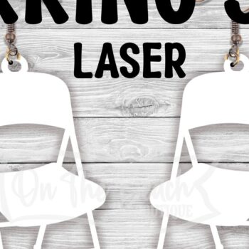 Intra απο ξύλο plywood 3mm-4mm πάχος - Πτυσσόμενα σκουλαρίκια καρέκλας  Laser  Δίασταση 3x3 cm INTRAFABR-76464528 - Image 3