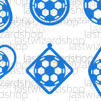 Intra απο ξύλο plywood 3mm-4mm πάχος - Ποδοσφαιρικά Σκουλαρίκια , Αθλητικά Σκουλαρίκια Δίασταση 3x3 cm INTRAFABR-25029640 - Image 2