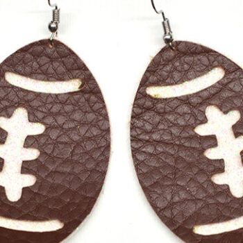 Intra απο ξύλο plywood 3mm-4mm πάχος - Πρότυπο σκουλαρίκια ποδοσφαίρου Δίασταση 3x3 cm INTRAFABR-8146670 - Image 2