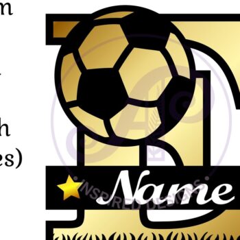 Intra απο ξύλο plywood 3mm-4mm πάχος - Μονόγραμμα ποδοσφαίρου ή ποδοσφαίρου E γράμμα Δίασταση 30x20 cm INTRAFABR-81961513 - Image 3