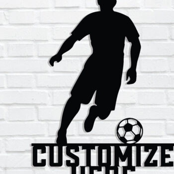 Intra απο ξύλο plywood 3mm-4mm πάχος -  με λέιζερ τοίχου ποδοσφαίρου Δίασταση 40x50 cm INTRAFABR-89211852 - Image 1