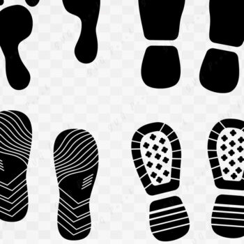 Intra απο ξύλο plywood 3mm-4mm πάχος - Footprints και Set Prints παπουτσιών Δίασταση 30x20 cm INTRAFABR-117723470 - Image 2