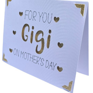 Intra απο ξύλο plywood 3mm-4mm πάχος - For You Gigi on Mother's Day Card  Δίασταση 20x20 cm INTRAFABR-96826417