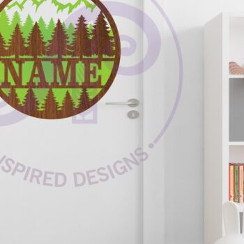 Intra απο ξύλο plywood 3mm-4mm πάχος - Πρότυπο κοπής λέιζερ  Sin Name Forest Δίασταση 30x20 cm INTRAFABR-95144526 - Image 4