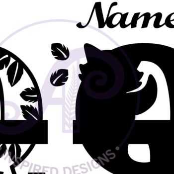 Intra απο ξύλο plywood 3mm-4mm πάχος - Fox Monogram Letter Q Cut File Δίασταση 30x20 cm INTRAFABR-69923954 - Image 2