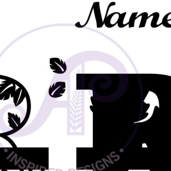 Intra απο ξύλο plywood 3mm-4mm πάχος - Fox Monogram Letter R Cut Δίασταση 30x20 cm INTRAFABR-69923964 - Image 2