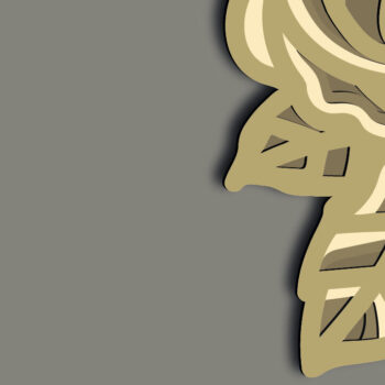 Intra απο ξύλο plywood 3mm-4mm πάχος - Fox Multilayer 3D /Fox 3D Mandala Δίασταση 30x30 cm INTRAFABR-66883316 - Image 5