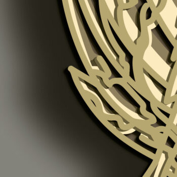 Intra απο ξύλο plywood 3mm-4mm πάχος - Fox Multilayer /Fox 3D Mandala/Laser Δίασταση 30x30 cm INTRAFABR-67710331 - Image 4