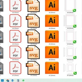 Intra απο ξύλο plywood 3mm-4mm πάχος - Πλαίσιο Glowforge Laser Cut  Files 37 Δίασταση 297x420 cm INTRAFABR-33969816 - Image 5
