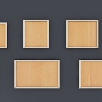 Intra απο ξύλο plywood 3mm-4mm πάχος - Αρχεία αποκοπής λέιζερ  καρέ, καρέ φωτογραφιών 38 Δίασταση 127x127 cm INTRAFABR-33969790 - Image 1